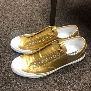 Gold Converse (size 9)
